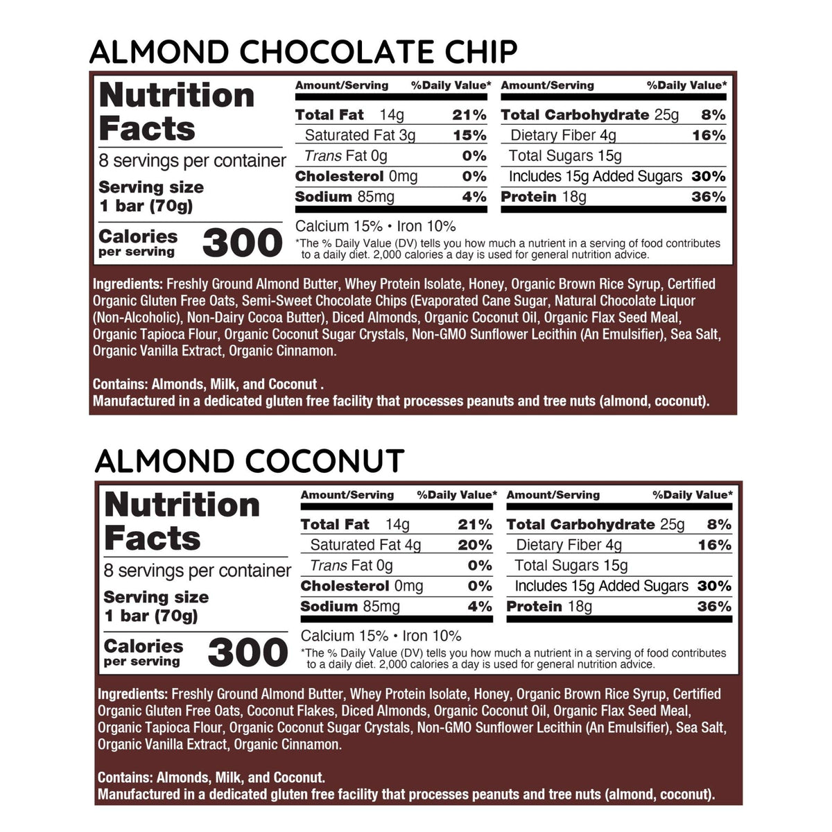 G2G Protein Bar Almond Butter Lovers 2-Pack - 16 Count - image 3