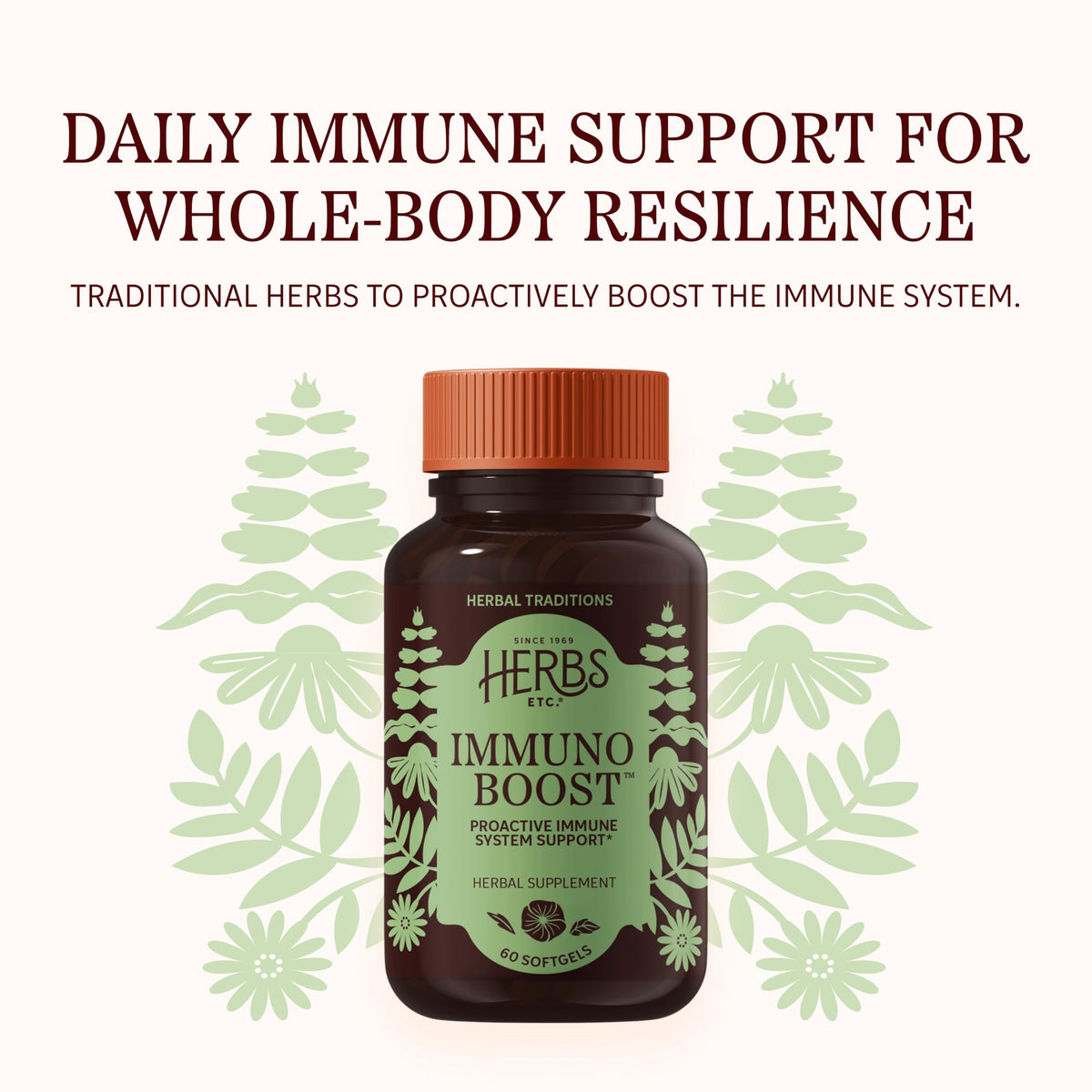 Herbs Etc. ImmunoBoost Softgels Immune Support - 60 Softgels - image 3