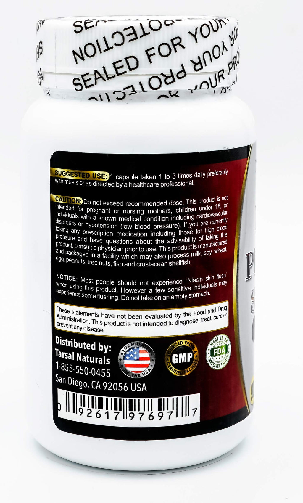 Tarsal Naturals Blood Pressure Support Advanced Formula - 90 Capsules - image 3