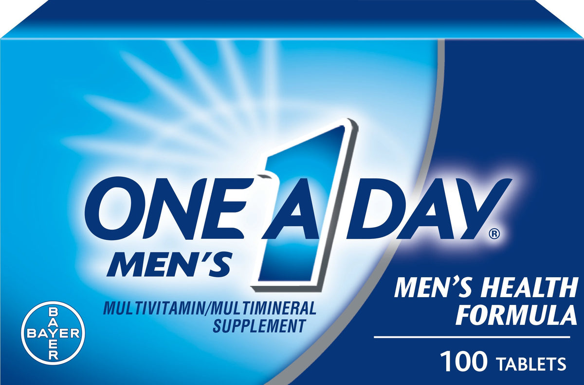 One A Day Men's Health Formula Multivitamin - 100 Tablets