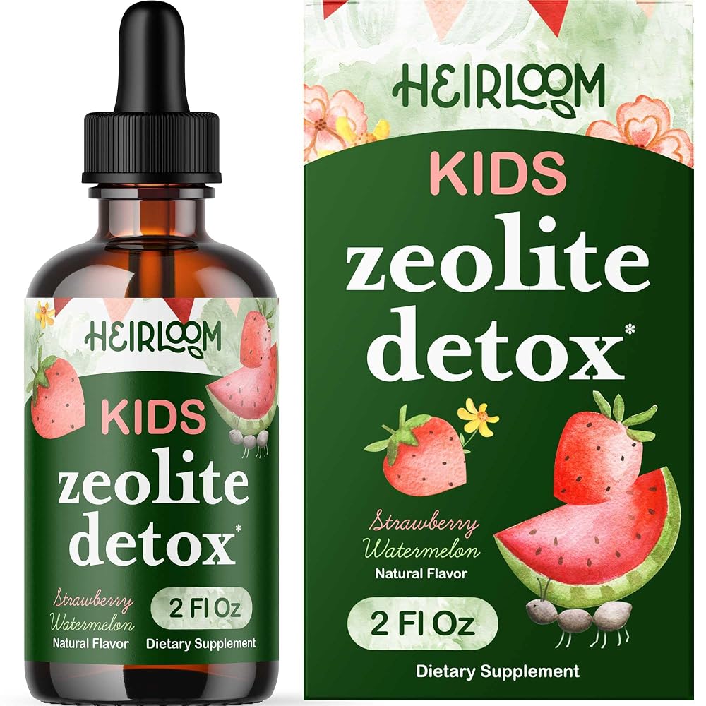 Heirloom Zeolite Detox for Kids Liquid Drops - 2 Fl Oz