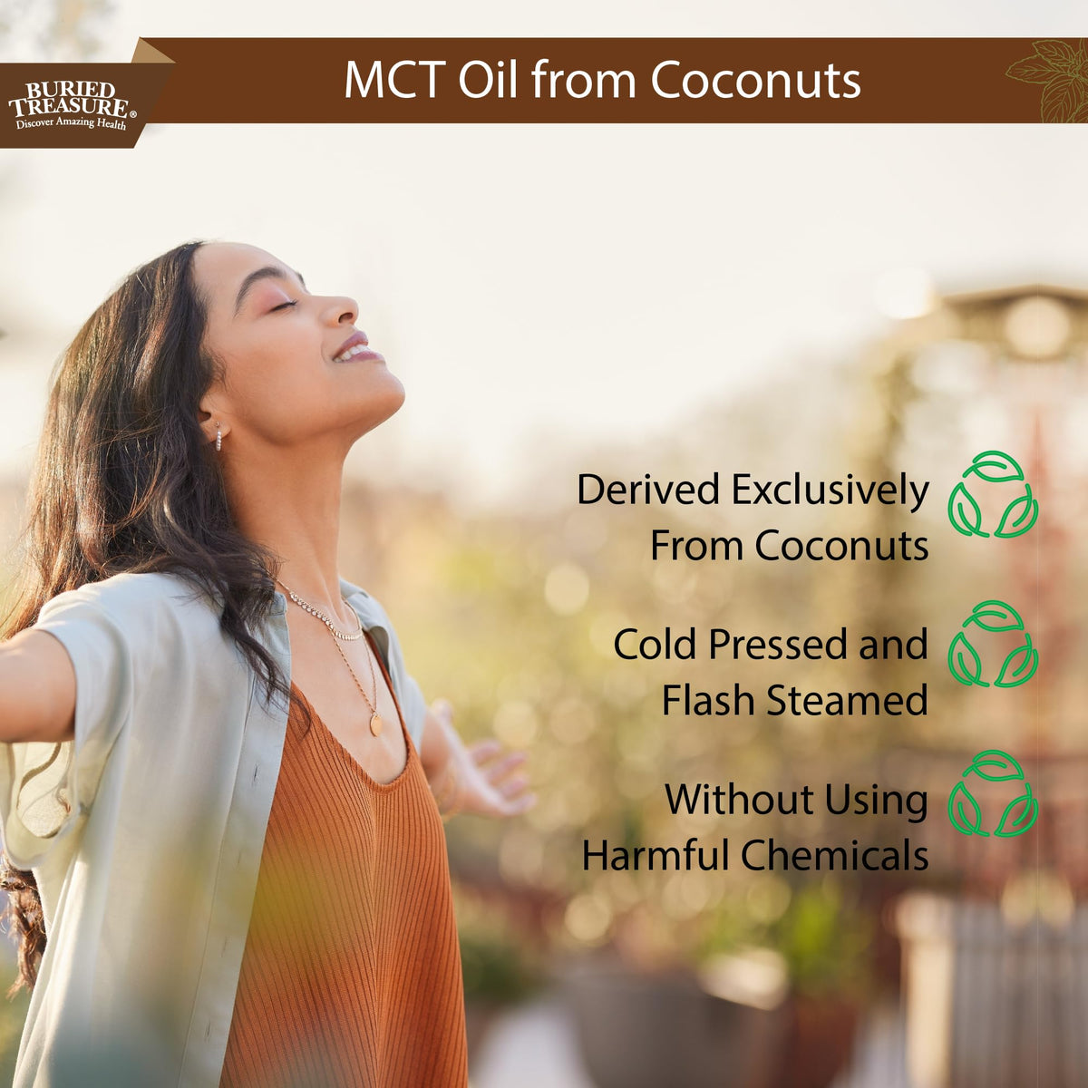 Buried Treasure MCT Coconut Oil - 16.54 Fl Oz - image 5