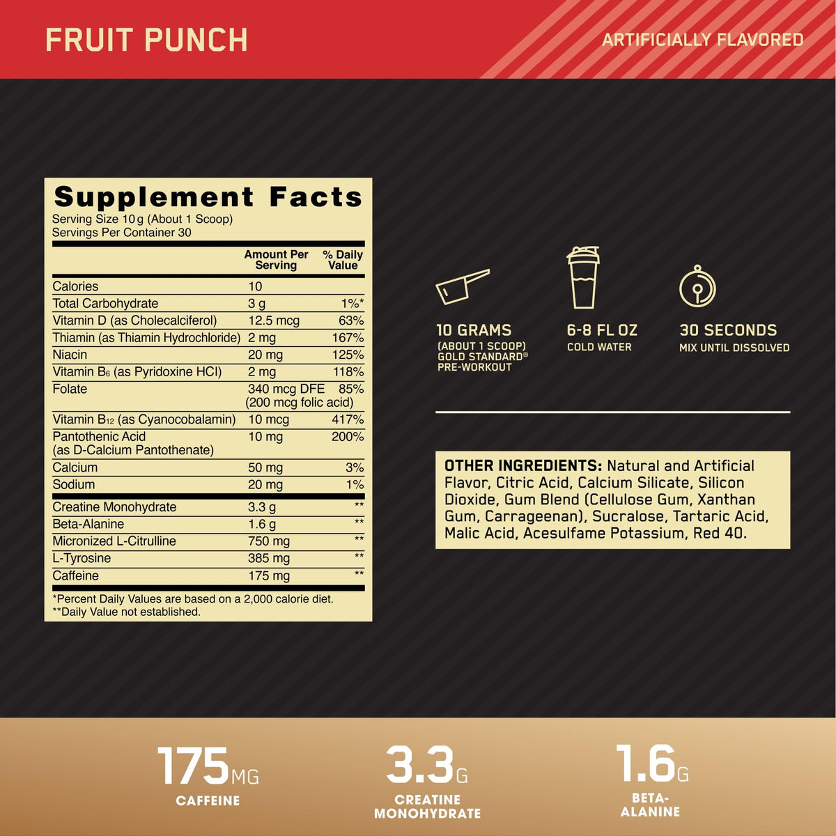 Optimum Nutrition Gold Standard Pre Workout with Creatine