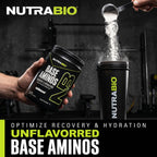 NutraBio Base Aminos EAA + BCAA Powder