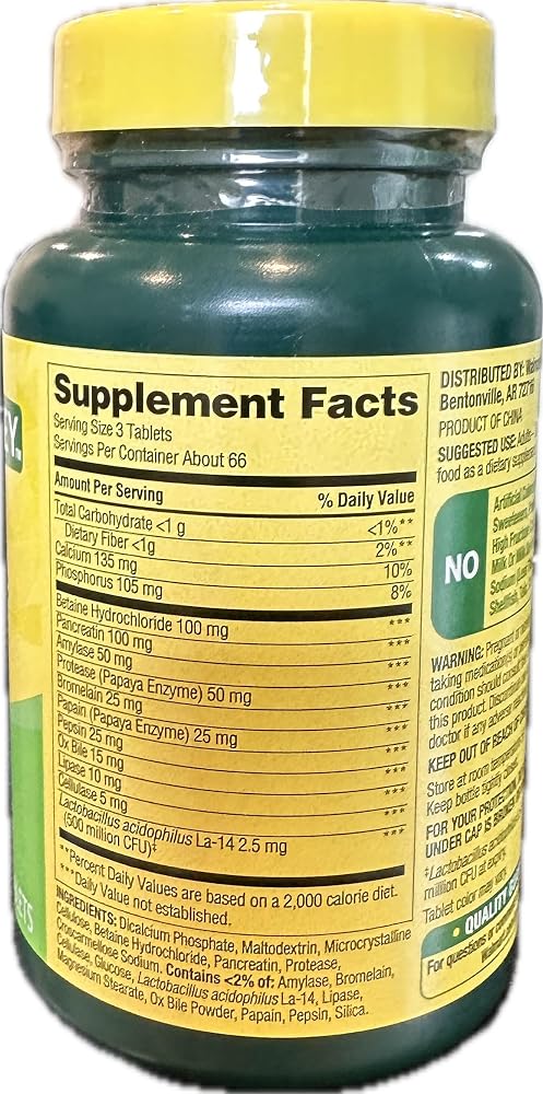 LightSpring Probiotic Multi-Enzyme Digestive Formula - 200 Tablets - image 2