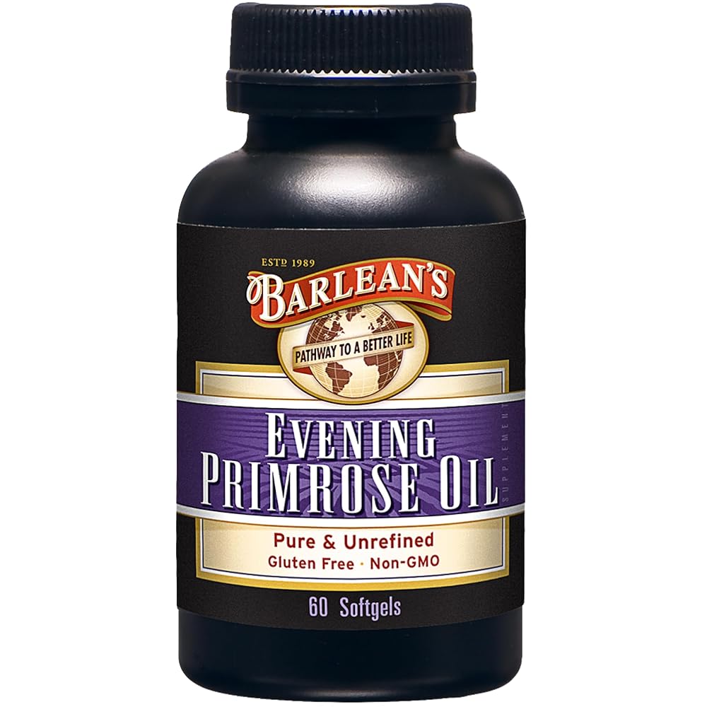 Barlean's Evening Primrose Oil Softgels with GLA - 60 Softgels
