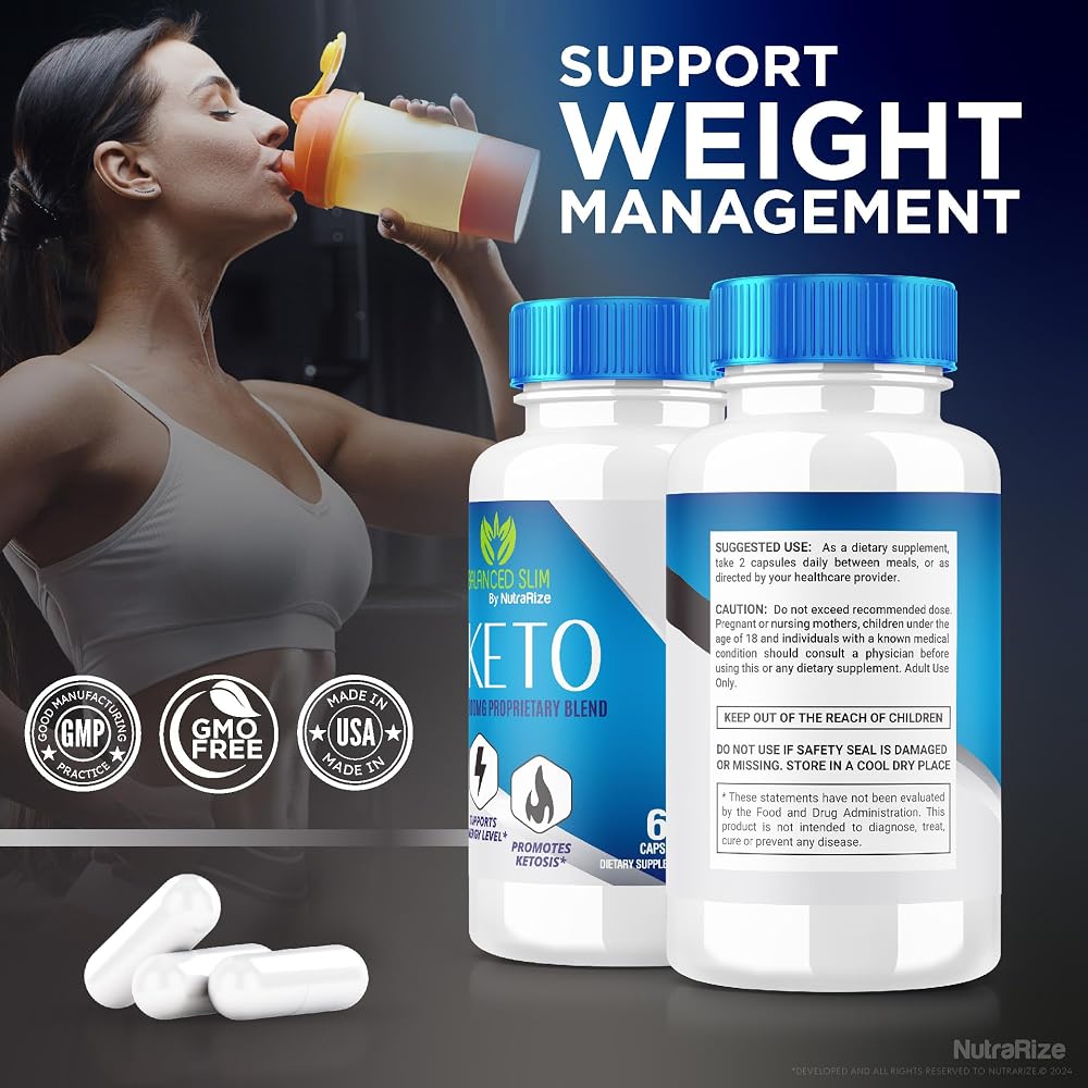 NutraRize Balanced Slim Capsules Keto ACV Weight Loss - 60 Capsules - image 8