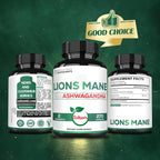 Satoomi Lions Mane Supplement with Ashwagandha and Ginkgo Biloba