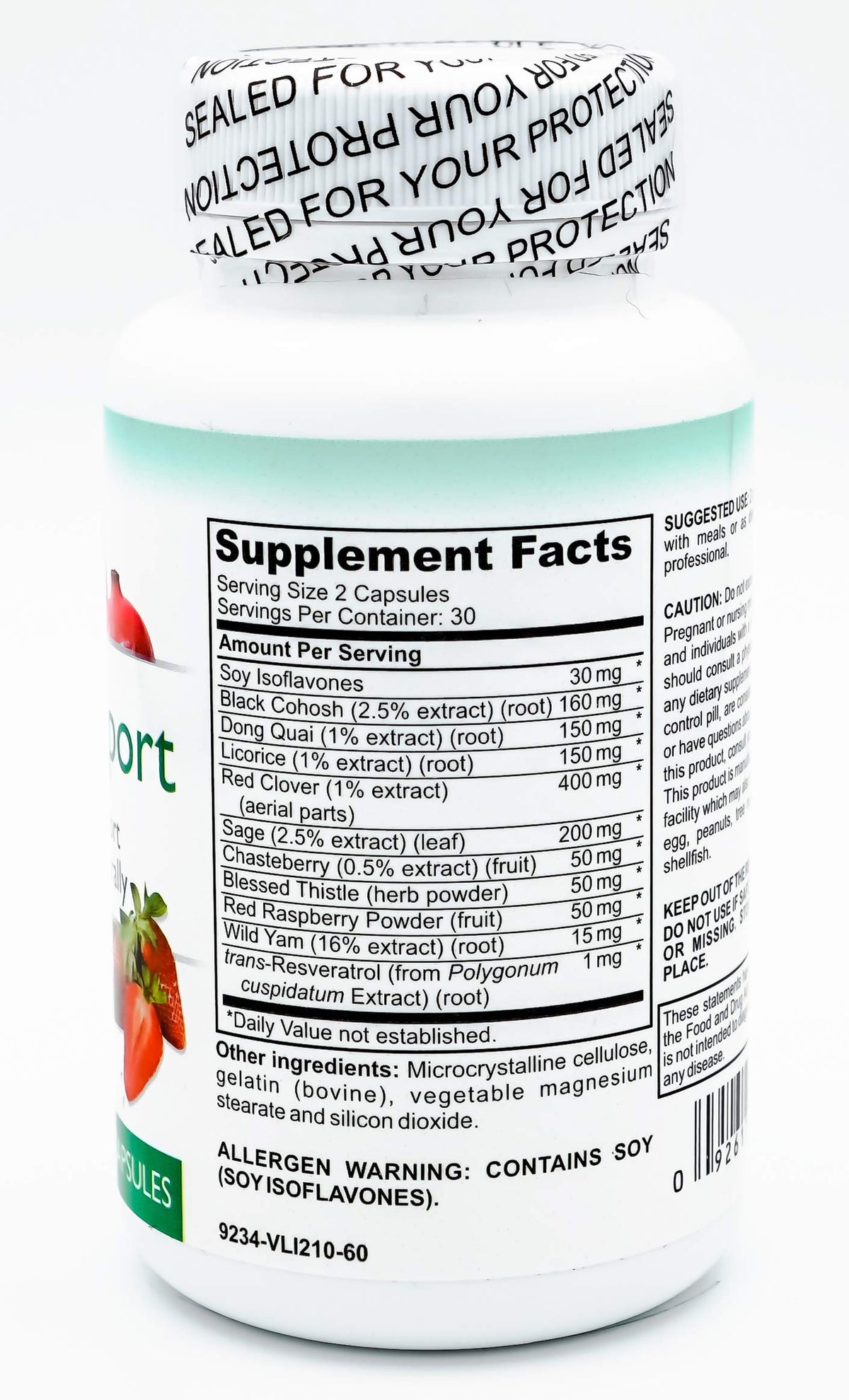 Tarsal Naturals Multivitamin Hormone Support for Women - 60 Capsules - image 2