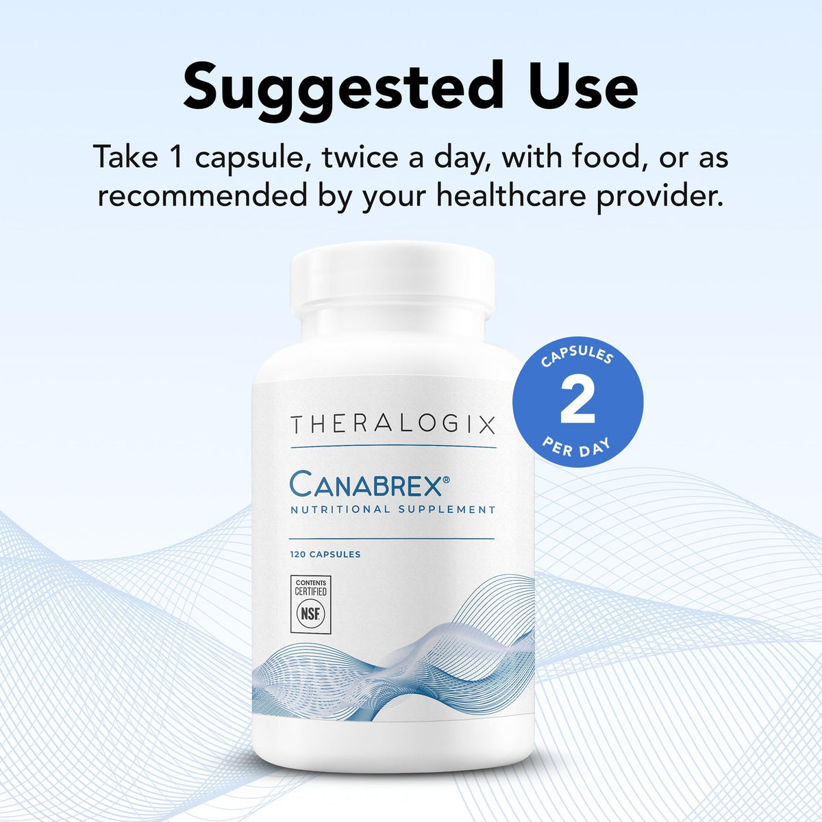 Theralogix Canabrex Palmitoylethanolamide Joint Health - 120 Capsules - image 3