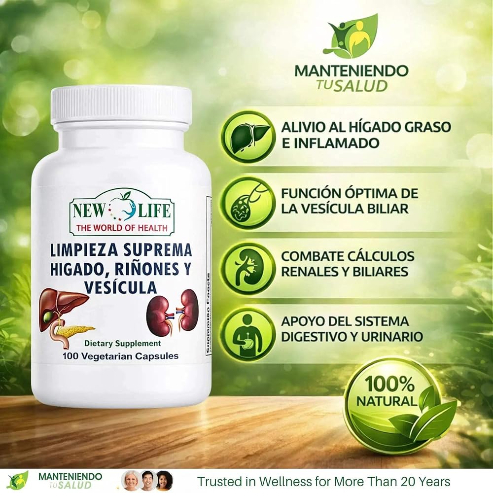Manteniendo Tu Salud Liver, Kidney & Gallbladder Cleanse - 100 Capsules - image 3