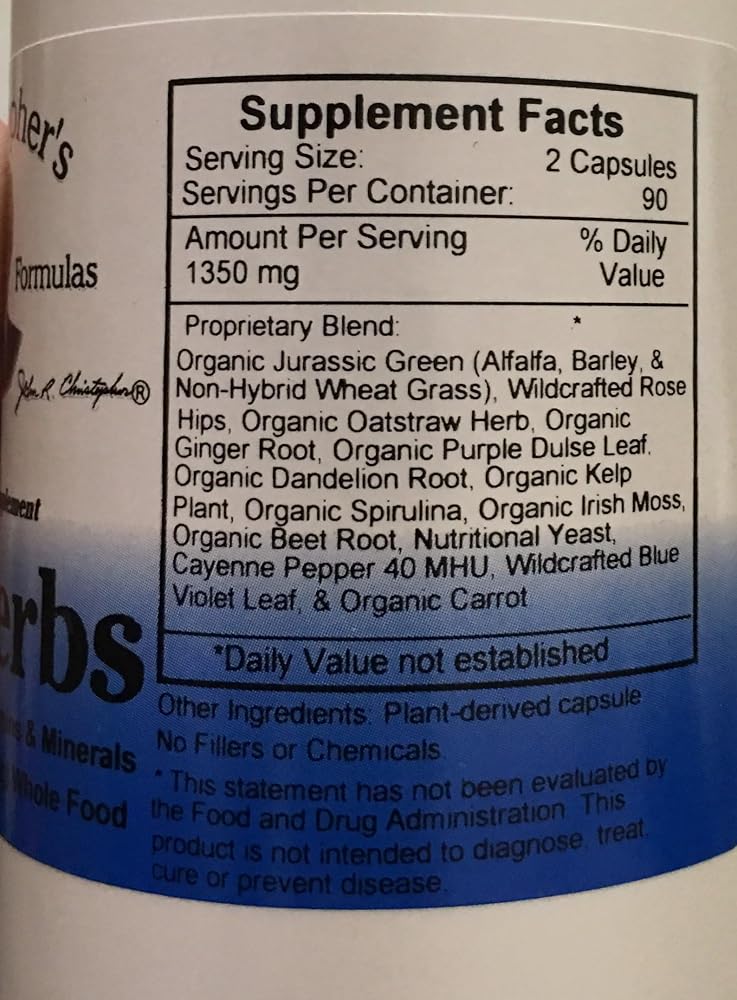 Christopher's Original Formulas Vitalerbs Herbal Supplement - image 3