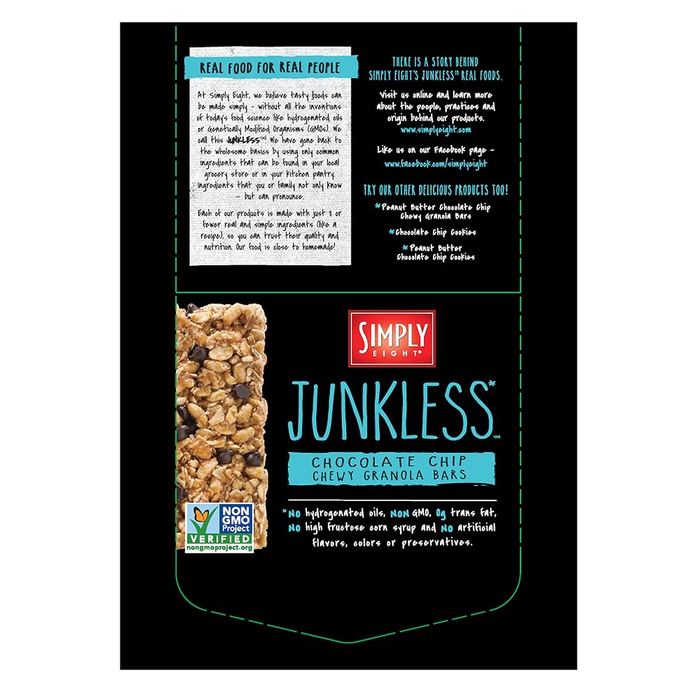 Simply Eight Junkless Chewy Granola Bars - image 3