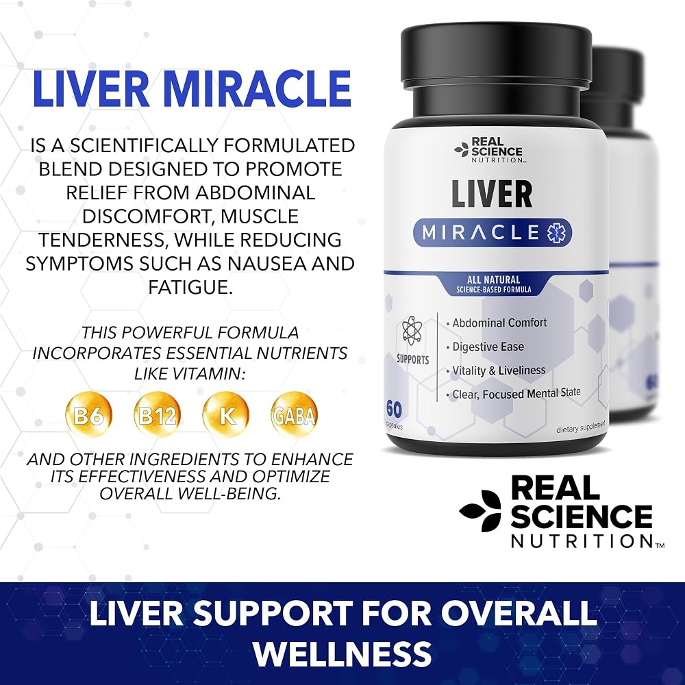 Real Science Nutrition Liver Miracle Liver Support - 60 Capsules - image 4