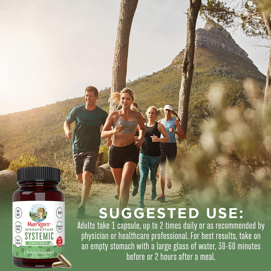 MaryRuth's Serrapeptase Enzymes Vegan Capsules - 60 Count - image 7