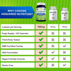 aSquared Nutrition Luteolin 100mg Brain & Memory Support - 120 Capsules - image 5