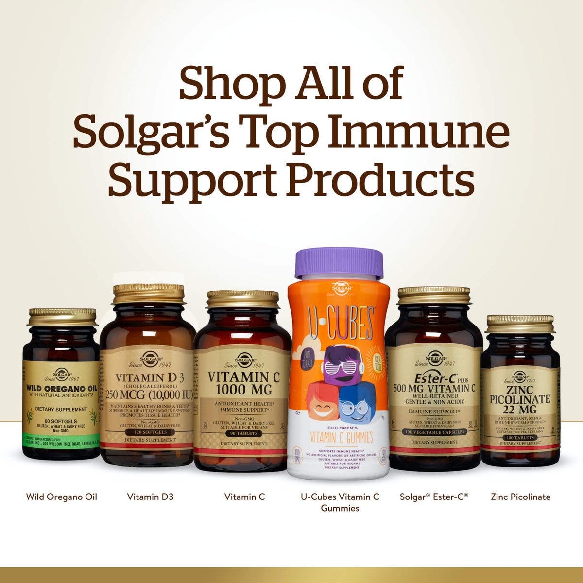 Solgar Vitamin C 500 mg with Rose Hips - 250 Tablets - image 6