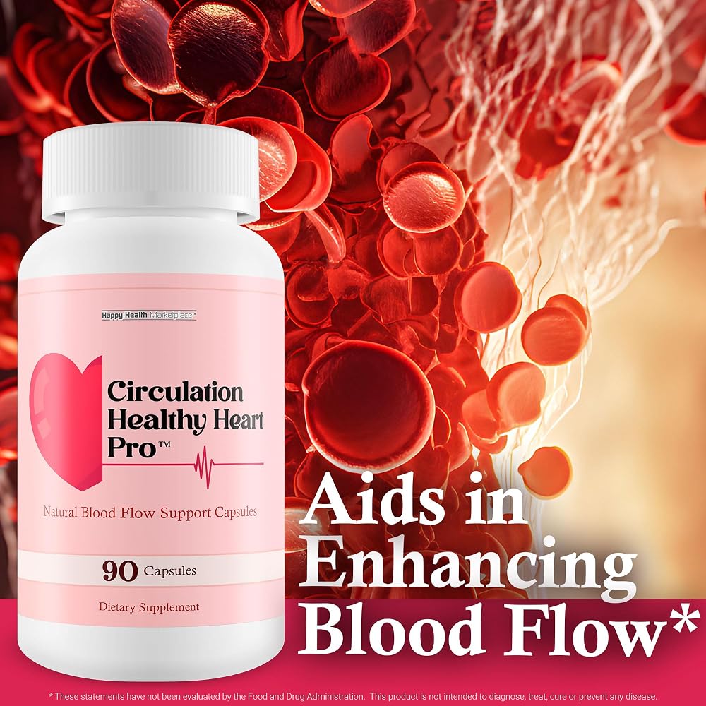 Happy Health Marketplace Circulation Healthy Heart Pro - 90 Capsules - image 5