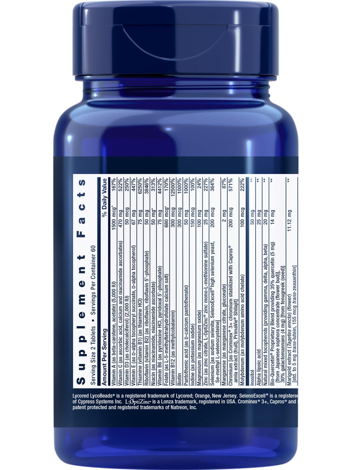 Life Extension Two-Per-Day Multivitamin - 120 Tablets - image 2
