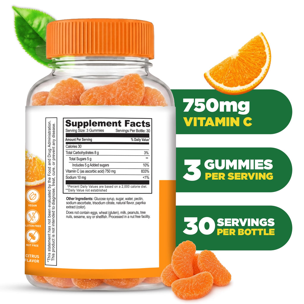 Lifeable Vitamin C Gummies for Immune Support - 90 Count - image 2