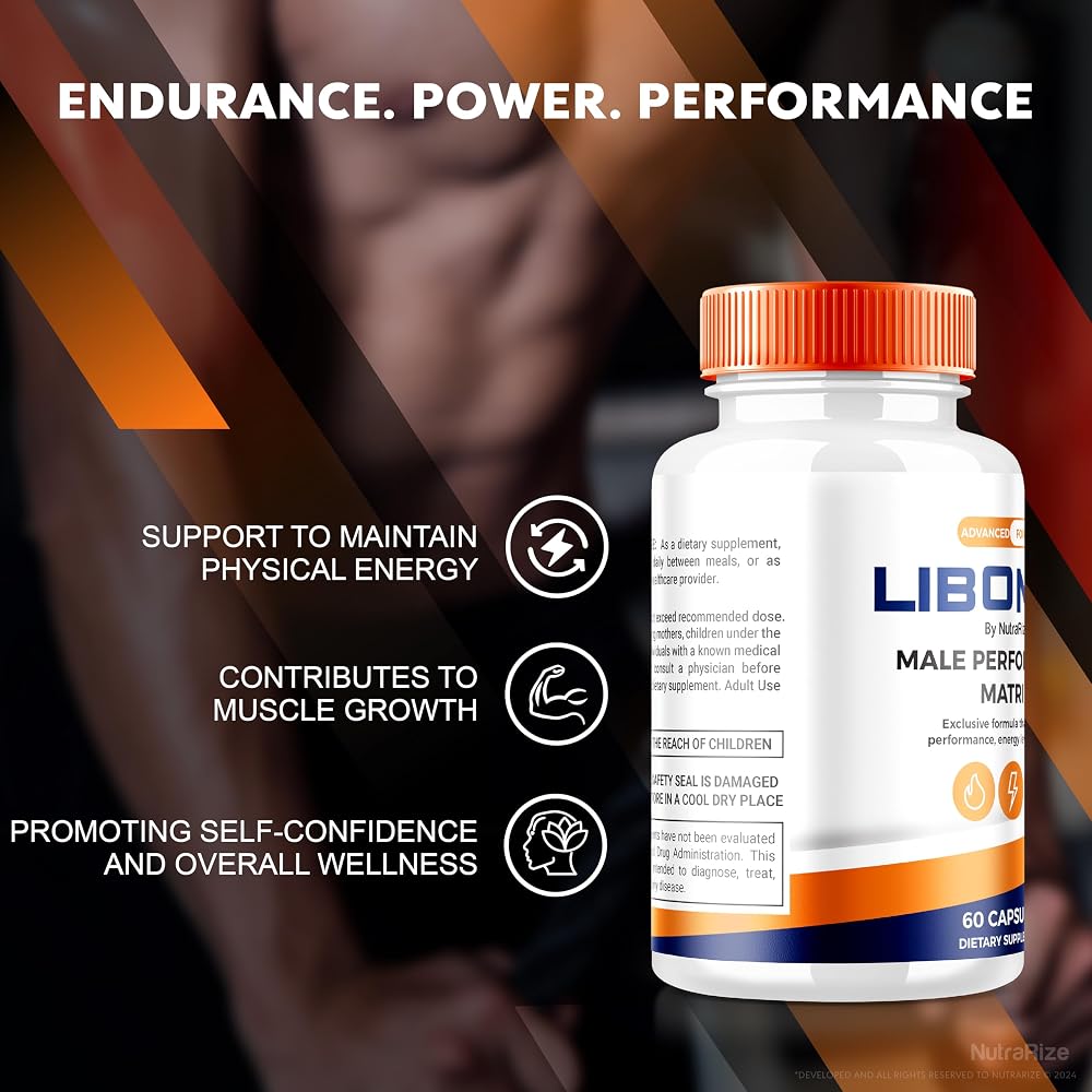 NutraRize LibatMax for Men Stamina Support - 120 Capsules - image 6