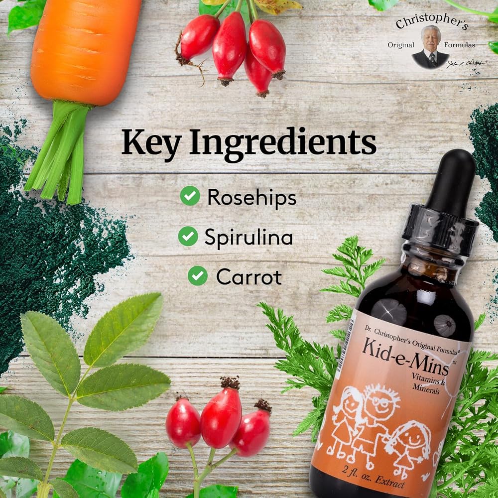 Christopher's Original Formulas Kid-E-Mins Kids Multivitamin Liquid - 2 Fl Oz - image 3