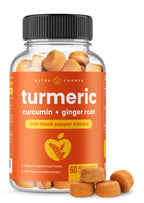 NutraChamps Turmeric Gummies with Ginger & Black Pepper Extract - 60 Count