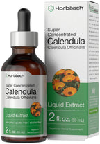 Horbäach Calendula Flower Liquid Tincture Alcohol Free - 2 fl oz