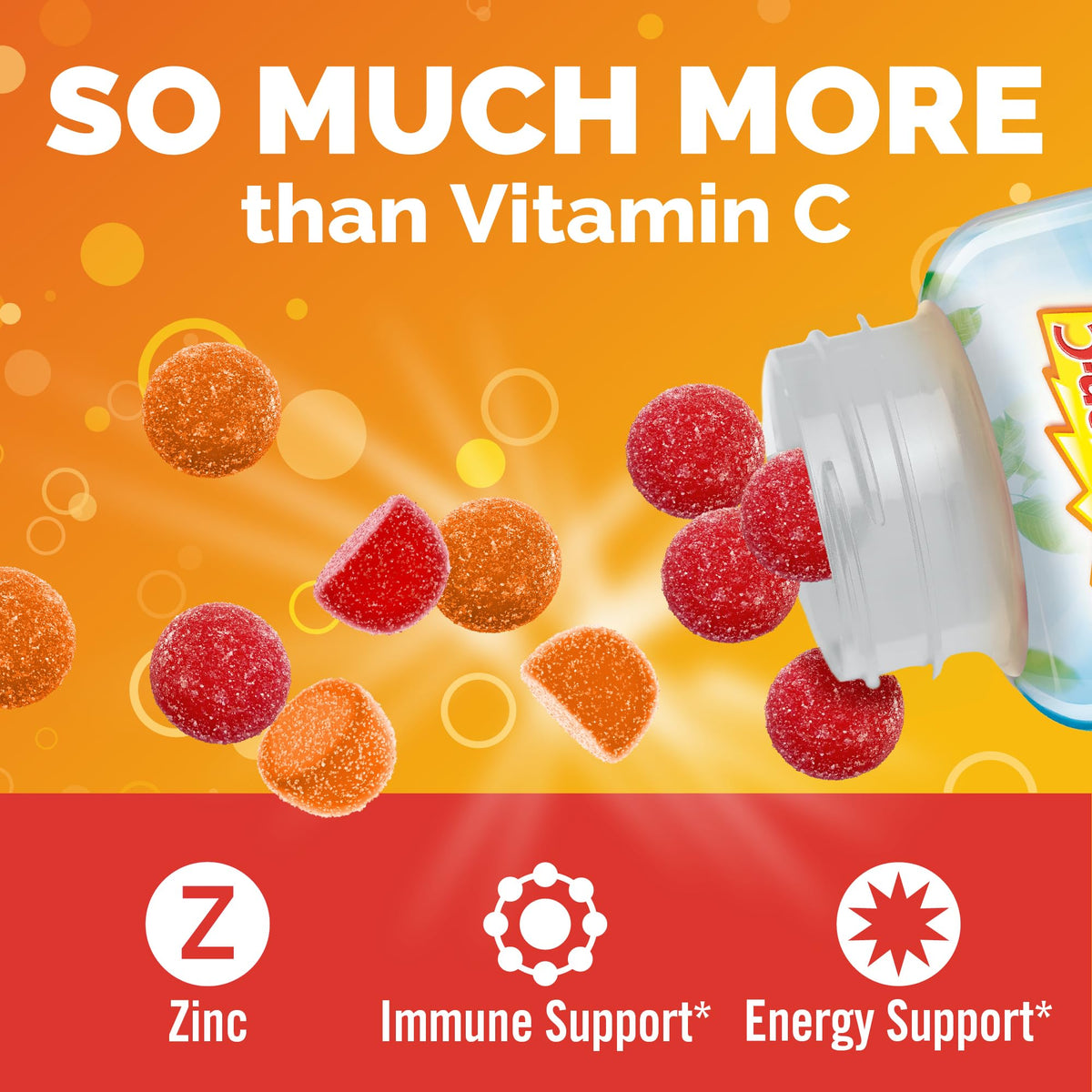 Emergen-C Vitamin C 750mg Immune Support Gummies - 45 Gummies - image 2