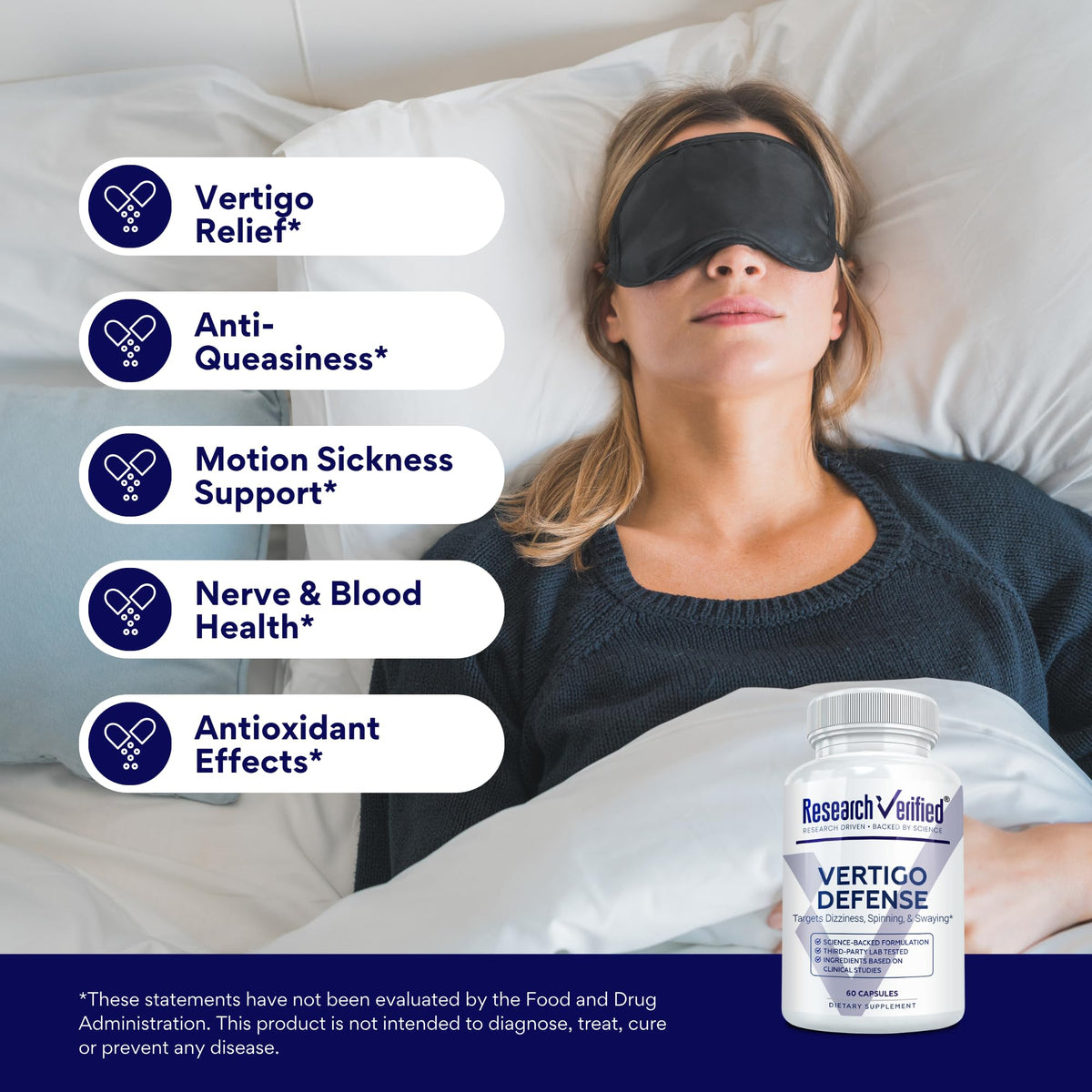 Research Verified Vertigo Defense - 60 Capsules