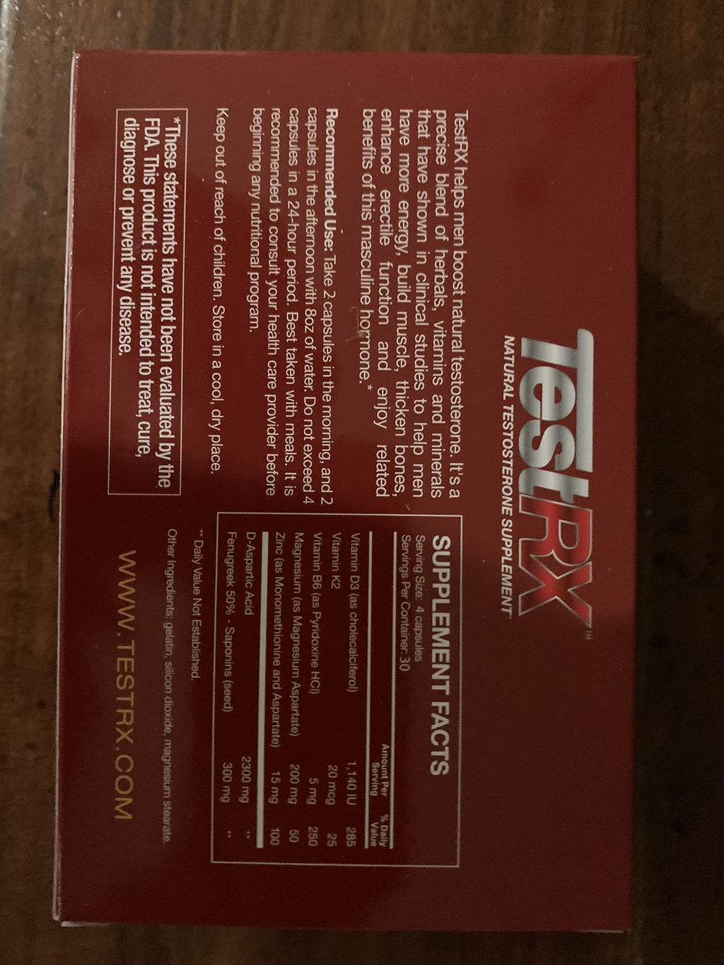 Leading Edge Health TestRX Natural Testosterone Booster - 120 Capsules - image 2