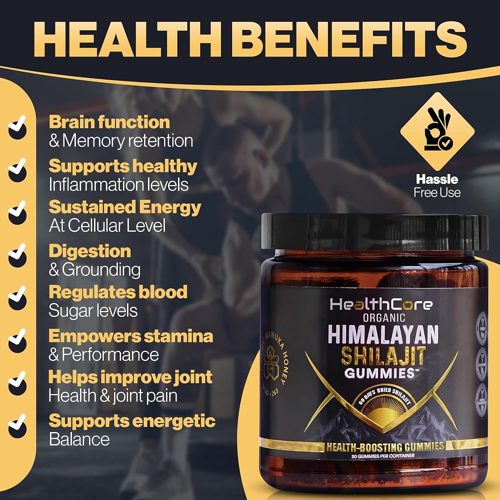 NutraHeights Organic Shilajit Gummies - 30 Gummies - image 2