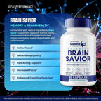 IDEAL PERFORMANCE Brain Savior Memory and Focus Capsules - 120 Capsules - image 4