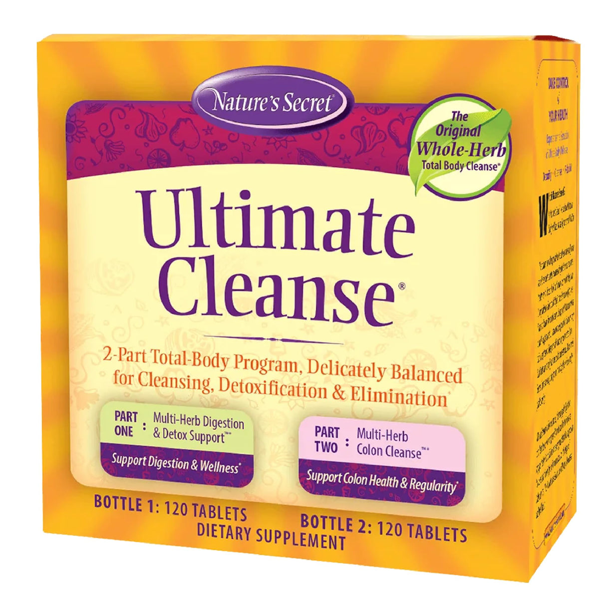 Nature's Secret Ultimate Cleanse 2-Part Total Body Cleanse - 240 Tablets