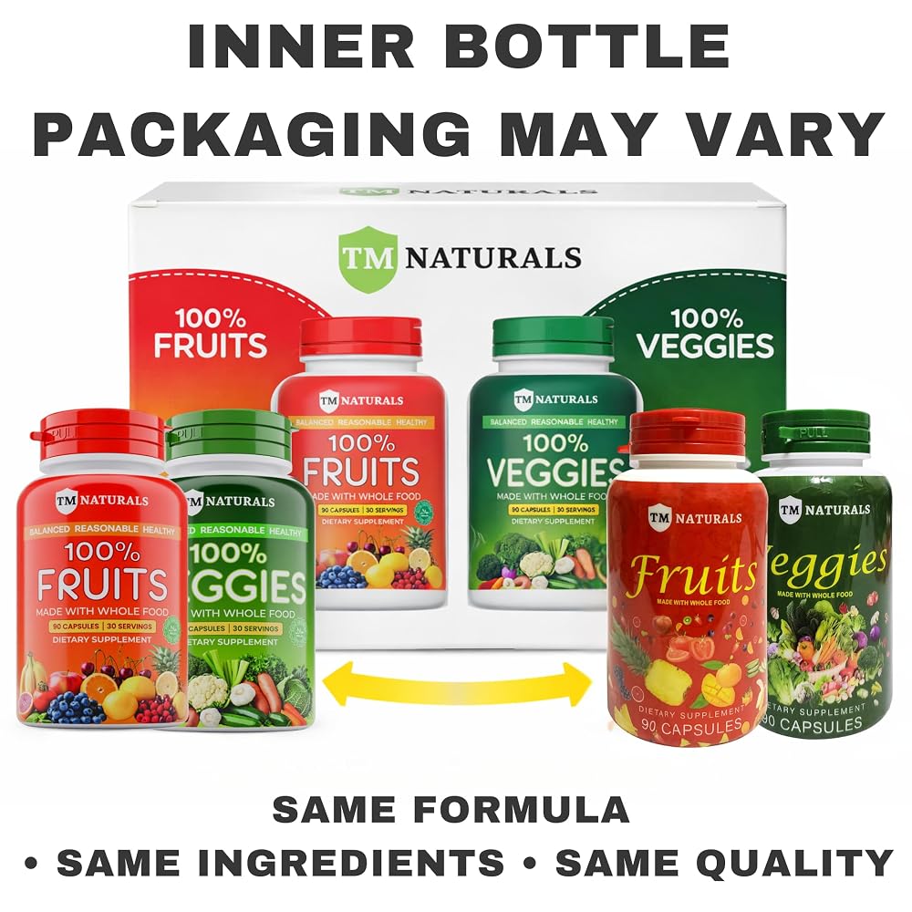 TM NATURALS Fruit and Veggies Supplement - Super Greens Men's