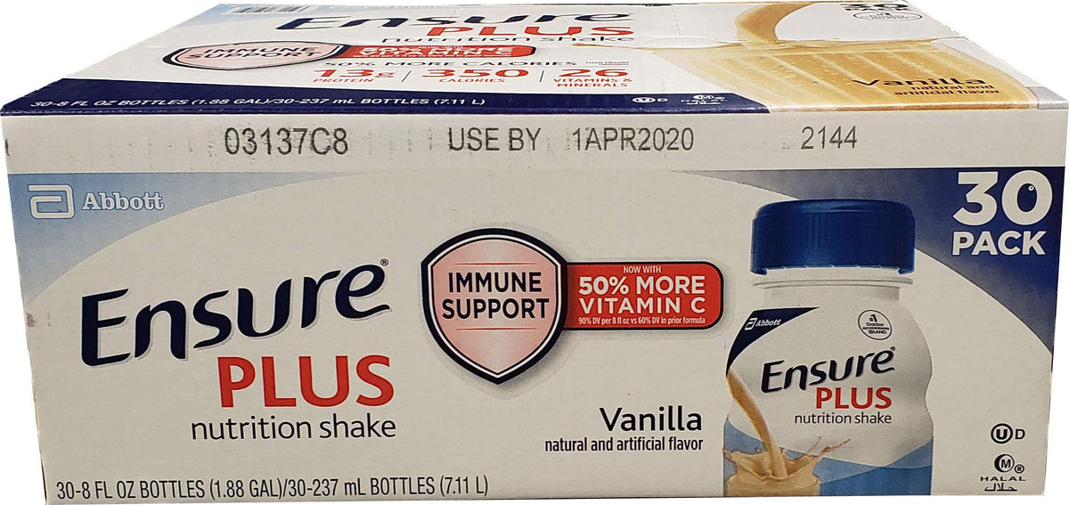Ensure Plus Nutrition Shake Vanilla - 30 Pack