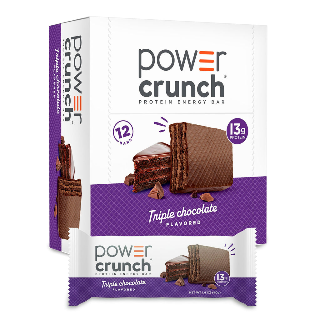 Power Crunch Triple Chocolate Protein Bar - 12 Count