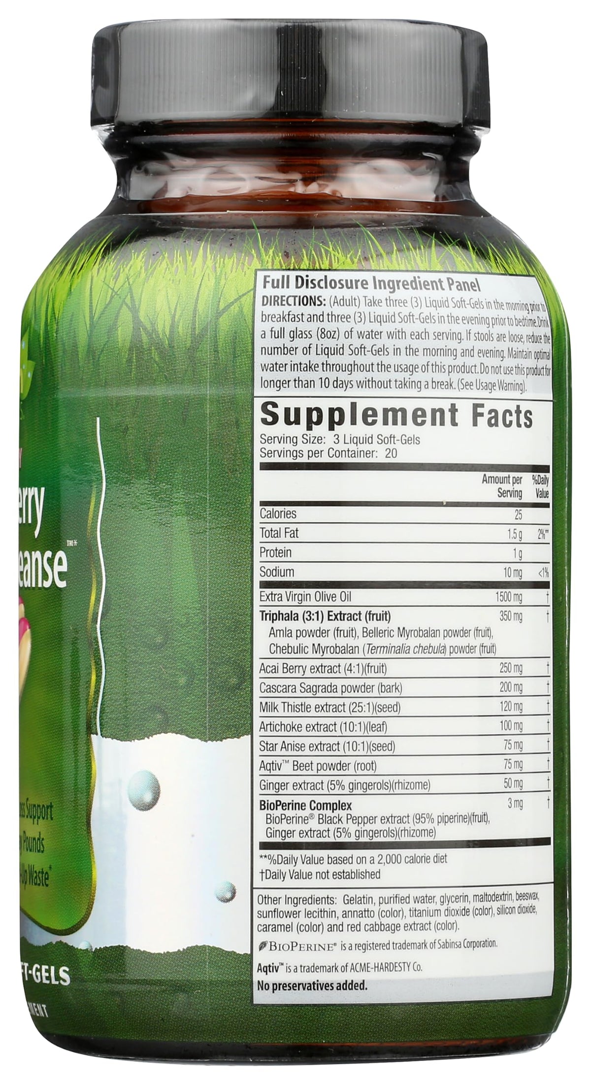 Irwin Naturals 10-Day Acai Berry Super Cleanse - 60 Softgels - image 5