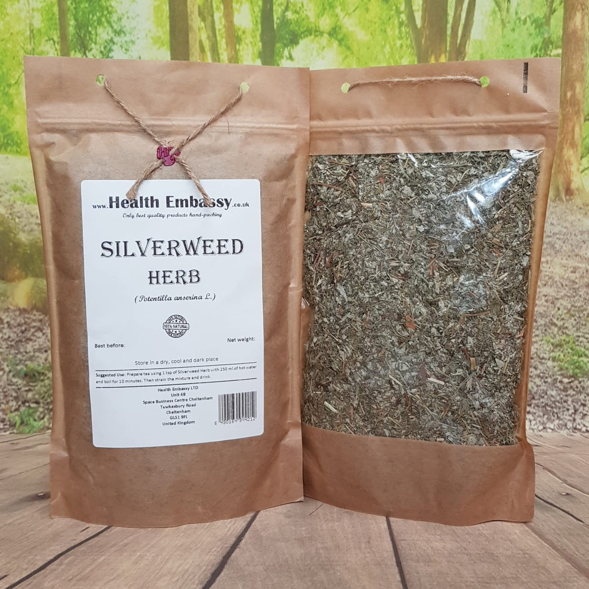 Health Embassy Silverweed Herb Tea - 100g - image 2