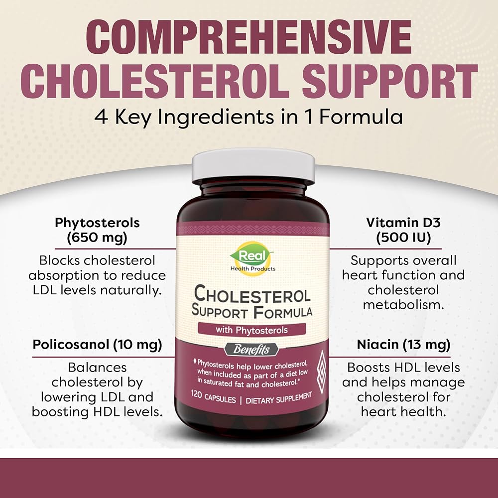 RHP Advanced Cholesterol Health Complex with Plant Sterols - 120 Capsules - image 5