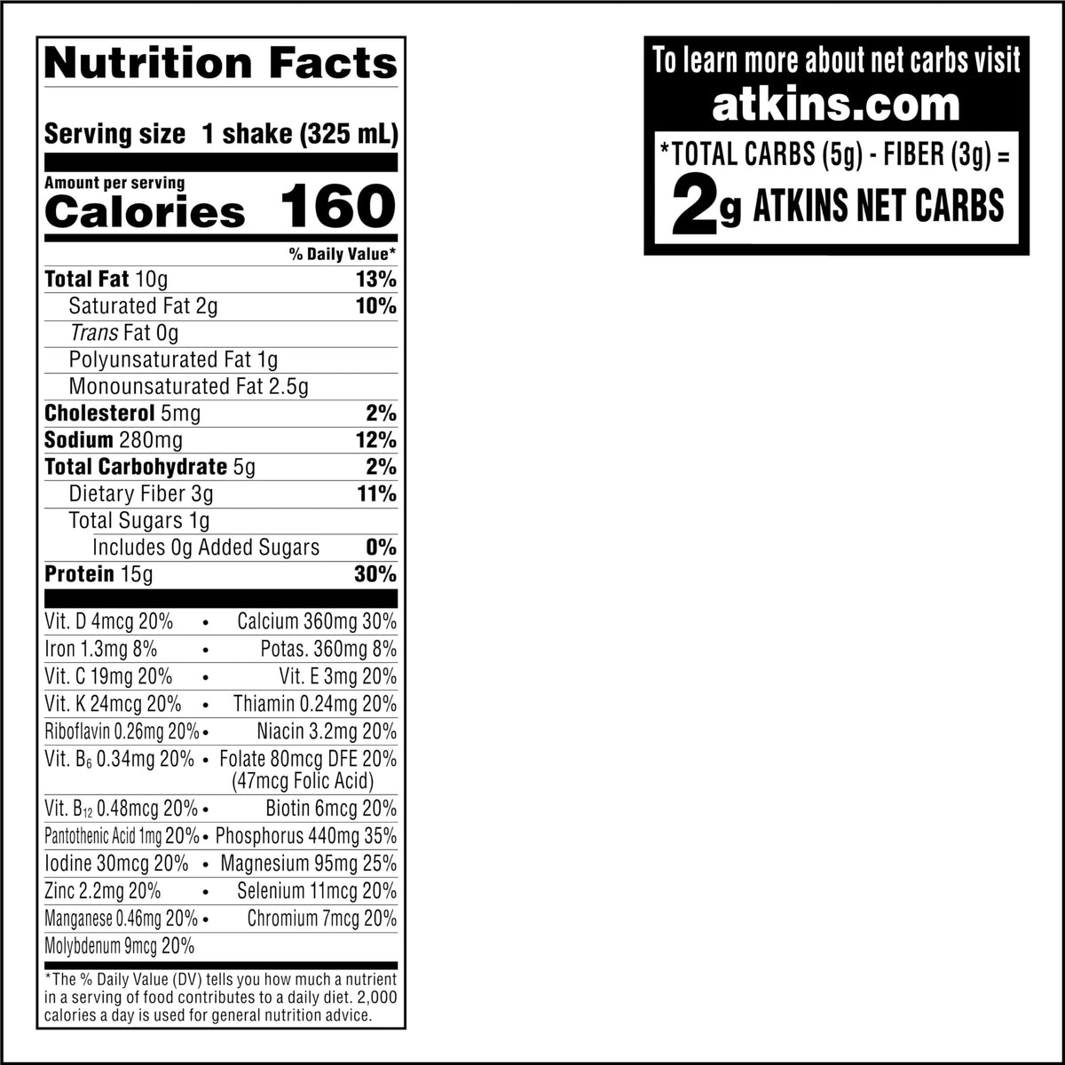 Atkins Creamy Caramel Protein Shake - 12 Count - image 2