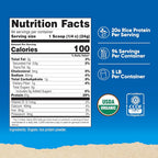 Nutricost Organic Rice Protein Powder - 5 LB - image 2