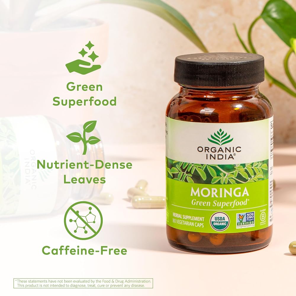 ORGANIC INDIA Moringa Capsules Organic