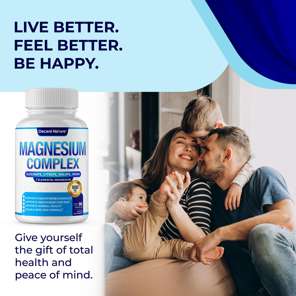 Decent Nature Magnesium Complex 7 - 90 Capsules - image 7