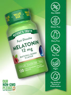 Nature's Truth Melatonin 12mg Tablets - 120 Count - image 3
