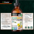 BIO KRAUTER Cat's Claw Tincture for Mobility & Antioxidant Support - 4 Fl Oz - image 8