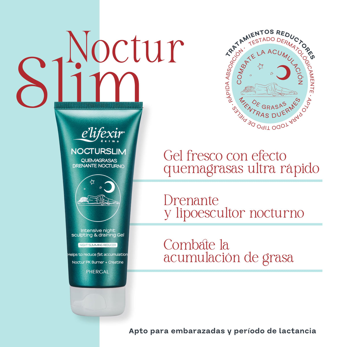 E'LIFEXIR Nocturslim Intensive Gel Night Liposculptor - 200 ml - image 7