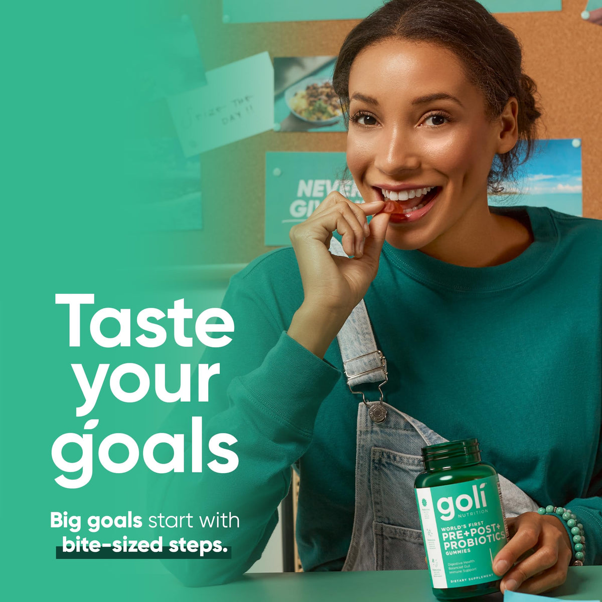 Goli Pre Pro Postbiotic Gummies - Worlds First 3-in-1 Formula