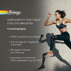 Solaray Two Stage Timed Release Biotin 5000mcg - 60 Vegetarian Capsules - image 3
