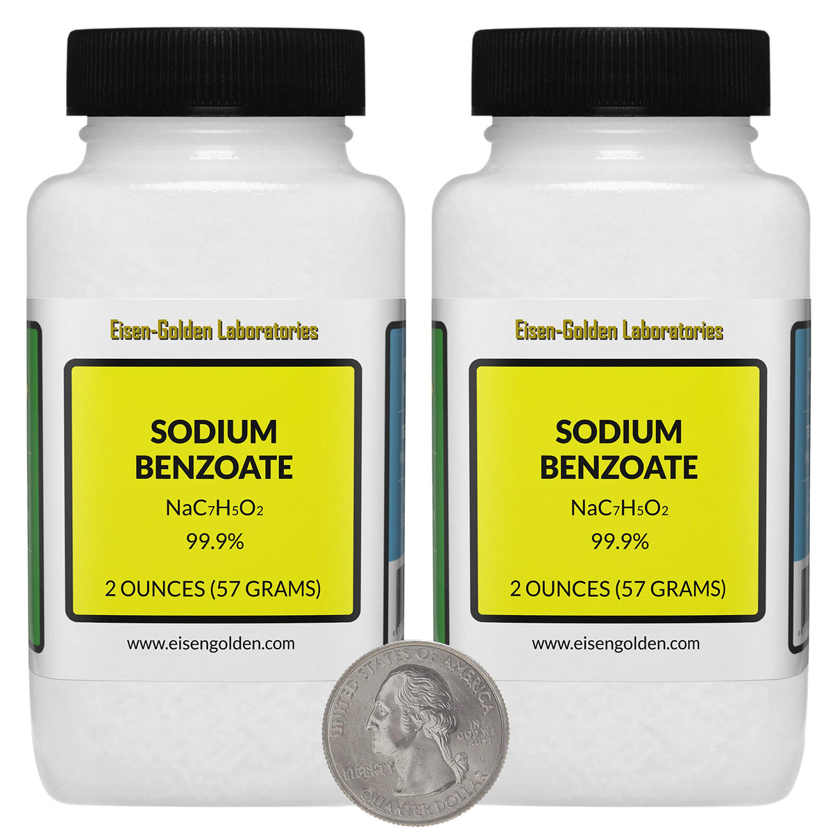 Eisen-Golden Laboratories Sodium Benzoate 99.9% USP Food Grade - 4 Oz